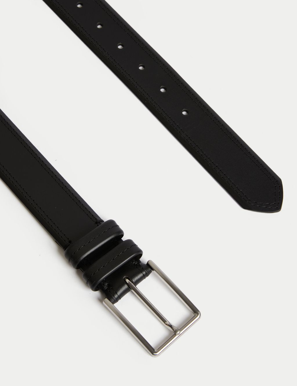 Leather Stitch Detail Belt | M&S Collection | M&S