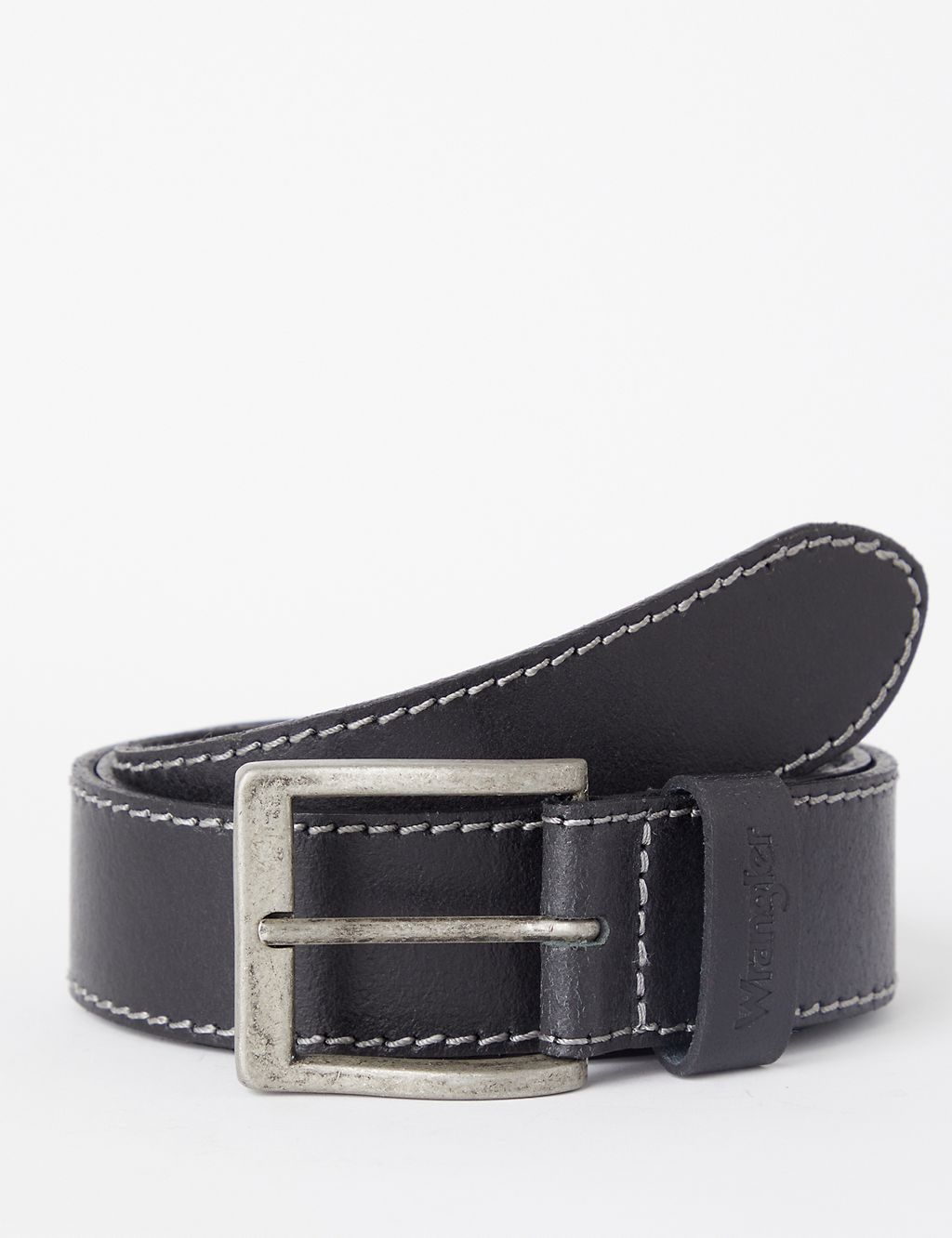 Leather Stitch Detail Belt 1 of 4