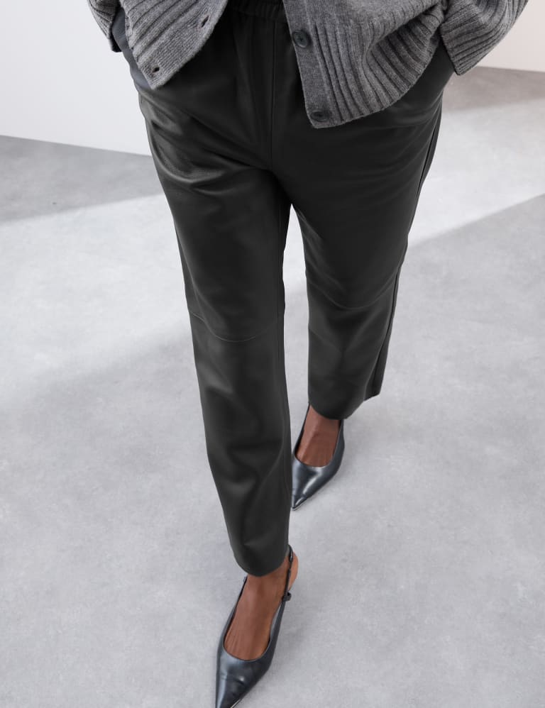 Autograph leather trousers new arrivals