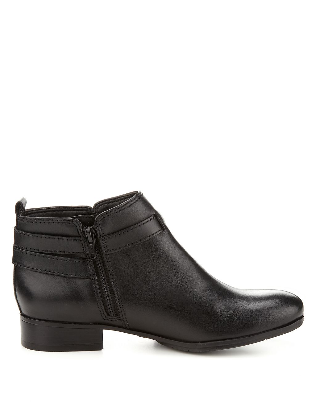 Leather Strap Ankle Boots 4 of 5