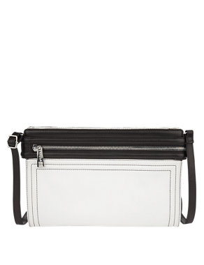 Leather Strap Clutch Bag Image 2 of 6