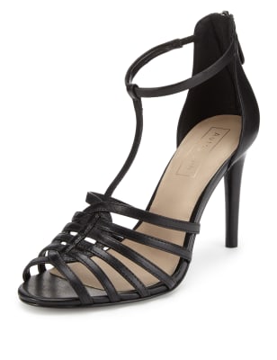 Strappy cheap caged sandals