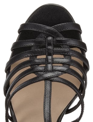 Strappy cheap caged sandals