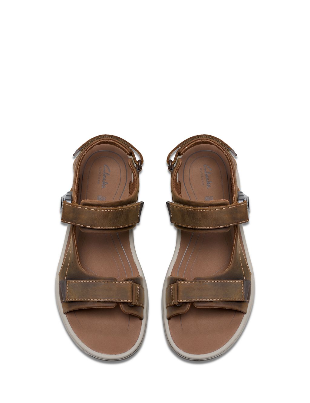 Leather Strappy Flat Sandals 2 of 6