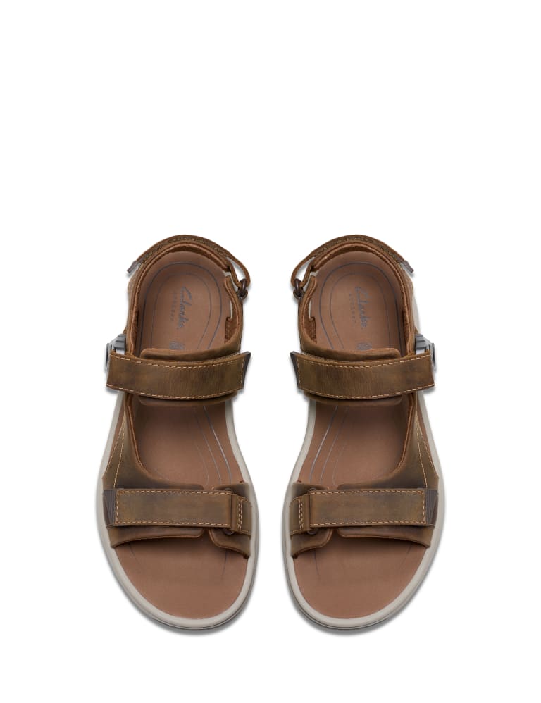 Leather Strappy Flat Sandals 3 of 6