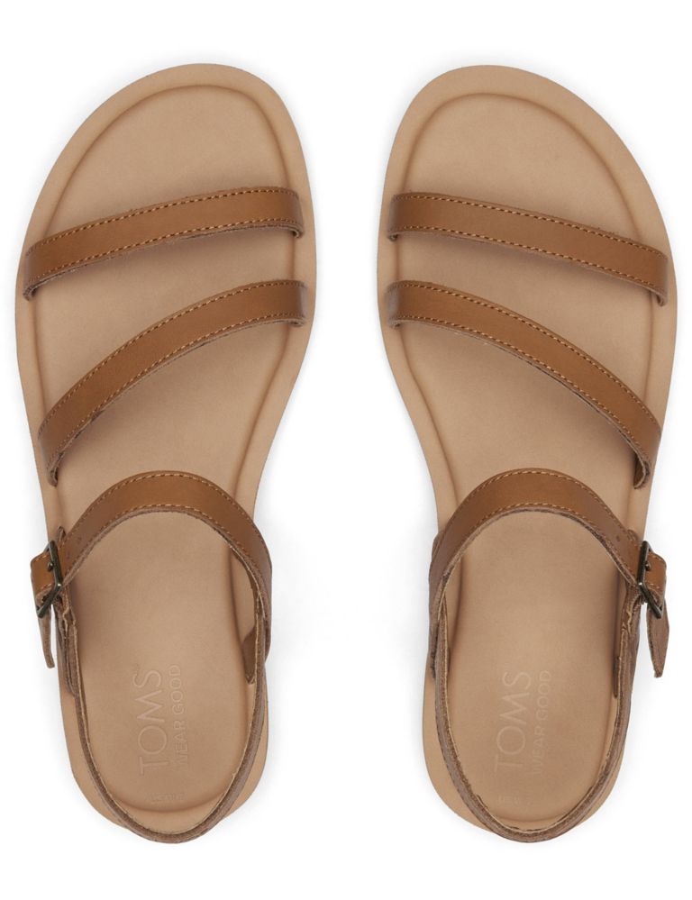 Leather Strappy Flat Sandals 6 of 6