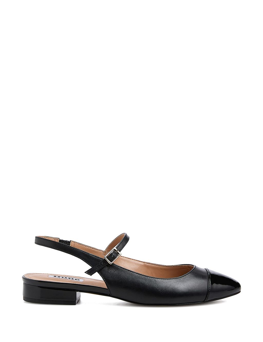 Leather Strappy Flat Slingback Sandals 3 of 5