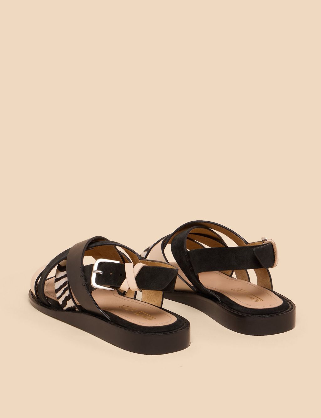 Leather Strappy Wedge Sandals 4 of 4