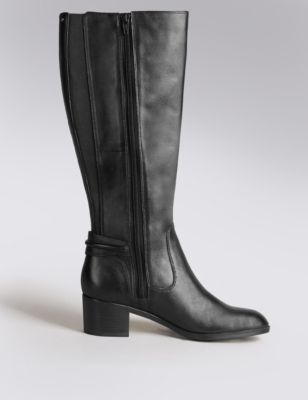 Leather Stretch Knee | Autograph | M&S