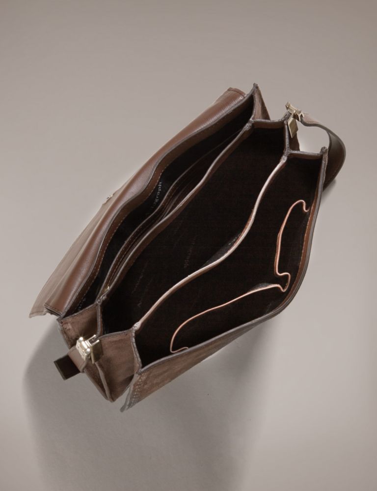 Leather Studded Shoulder Bag 4 of 4