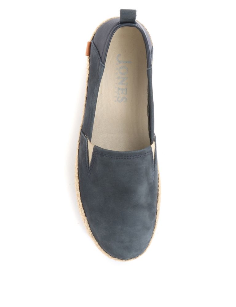 Leather Suede Flat Espadrilles 3 of 5