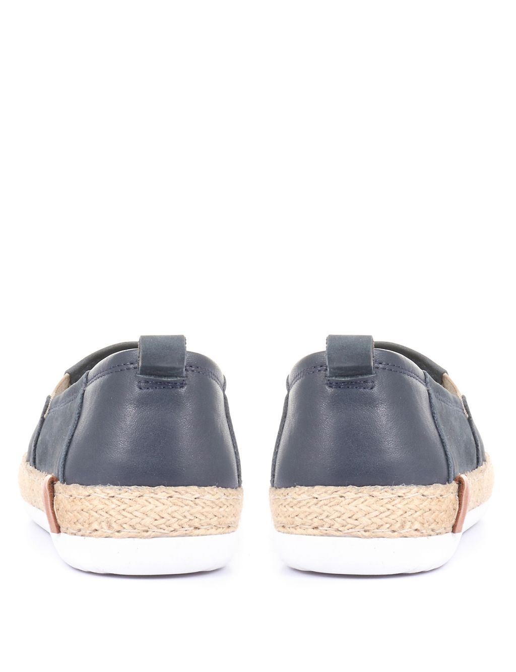 Leather Suede Flat Espadrilles 4 of 5