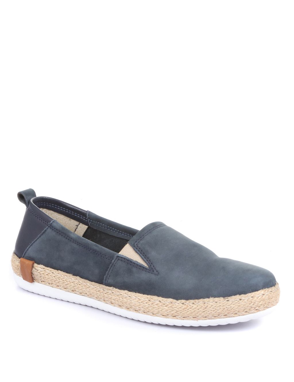 Leather Suede Flat Espadrilles 1 of 5