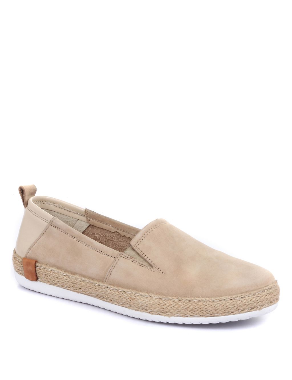 Leather Suede Flat Espadrilles 1 of 5
