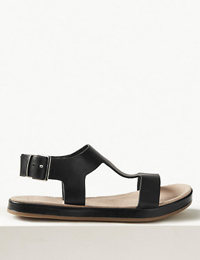 Leather T-Bar Sandals Image 2 of 6
