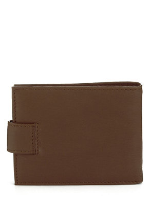 Leather Tab Billfold Wallet Image 2 of 5