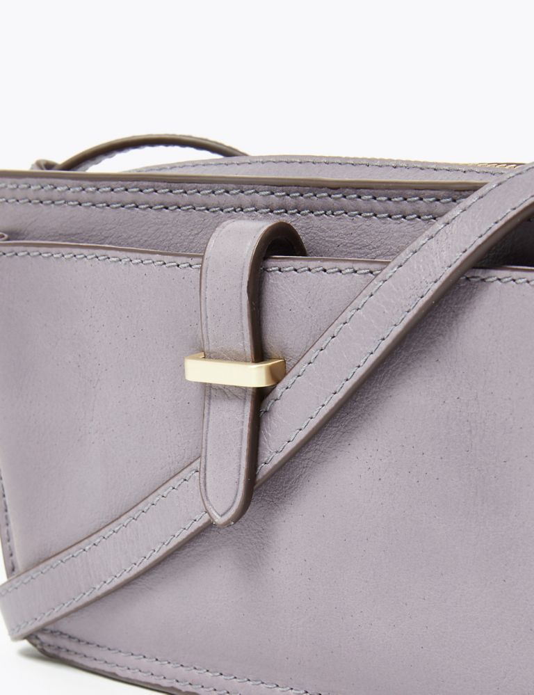 Leather Tab Detail Cross Body Bag 6 of 6