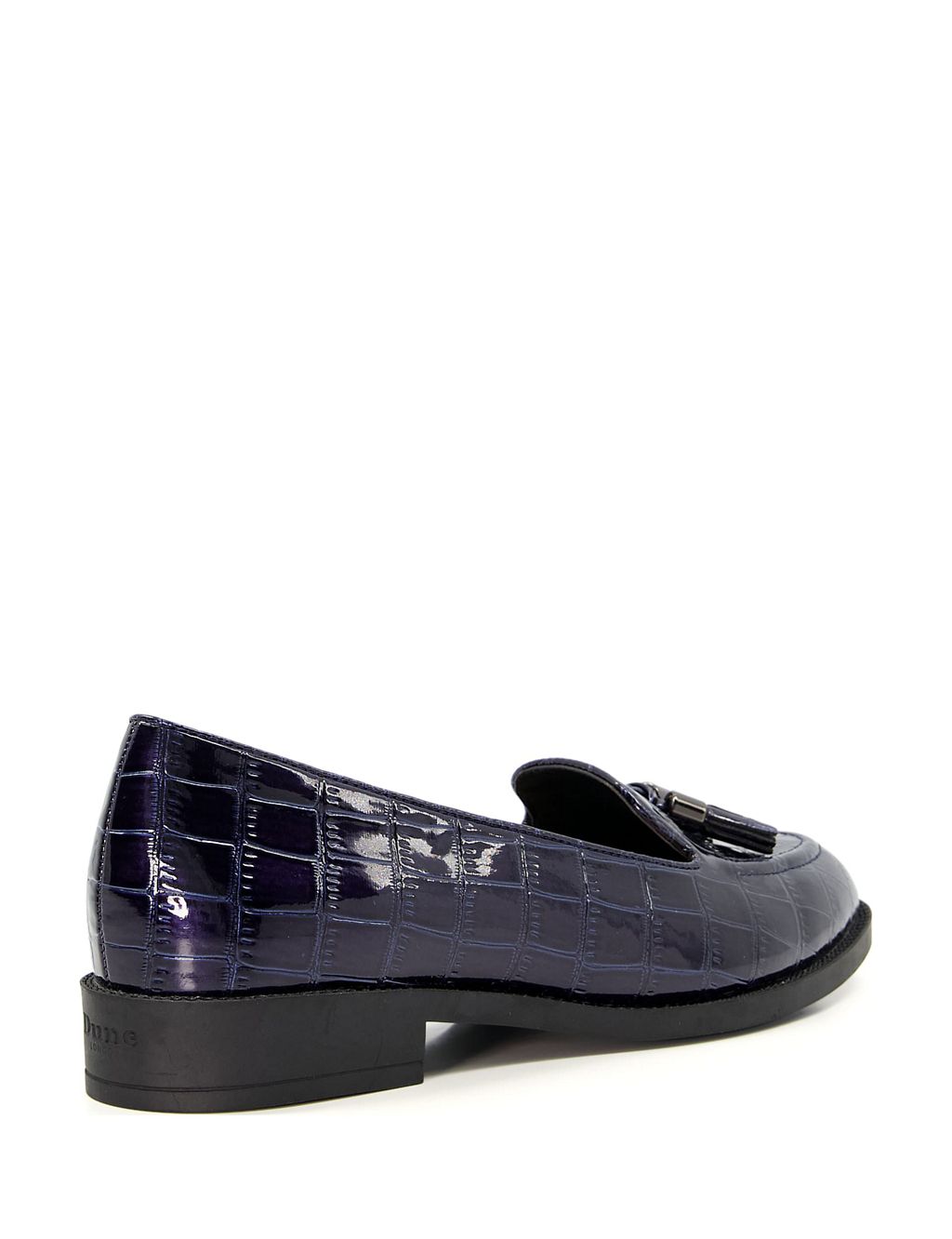 Leather Tassel Flat Loafers 4 of 5