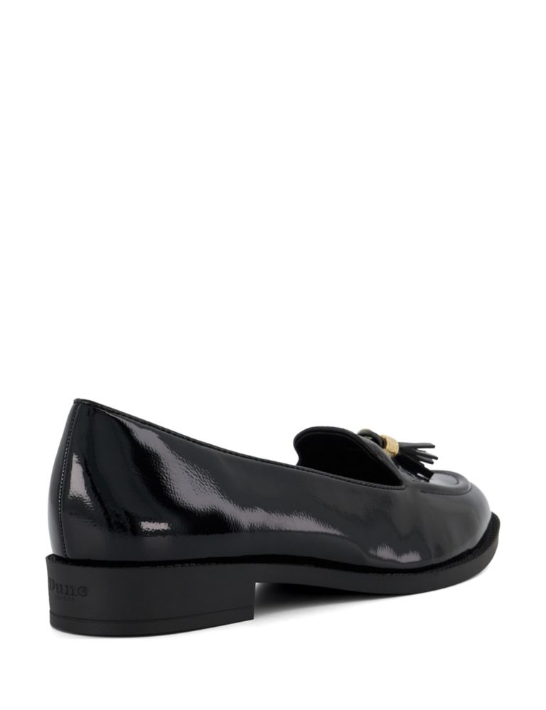 Leather Tassel Flat Loafers 6 of 7