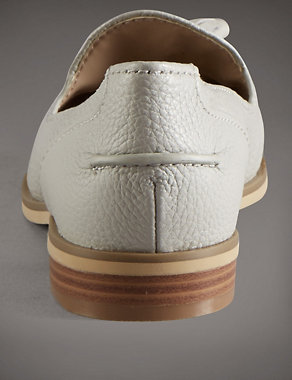 Leather Tassel Loafers with Insolia Flex® Image 2 of 5