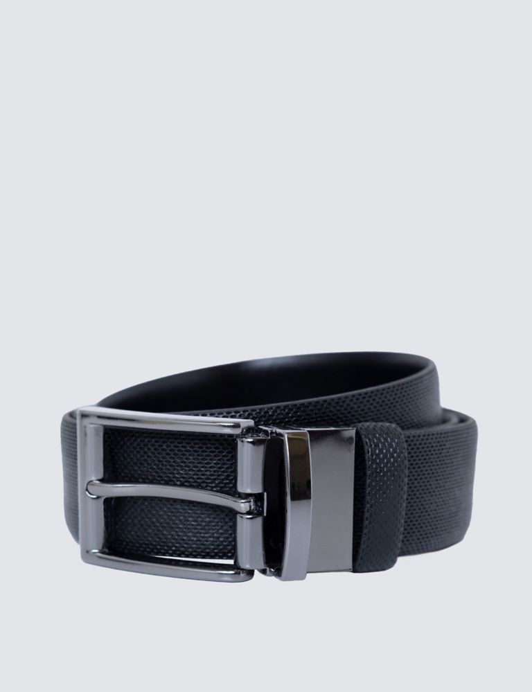 Leather Textured Reversible Belt 1 of 4