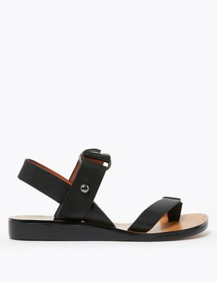 Leather Toe Loop Sandals Image 2 of 5