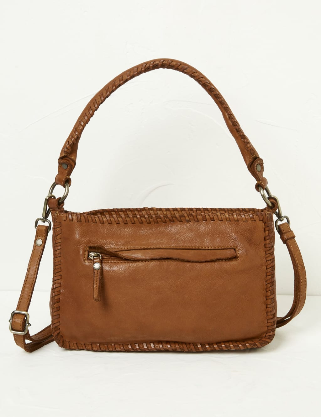 Leather Top Handle Cross Body Bag FatFace M&S