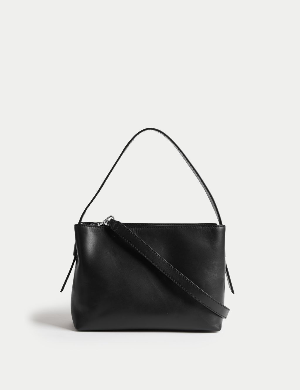 Leather Top Handle Shoulder Bag 1 of 5