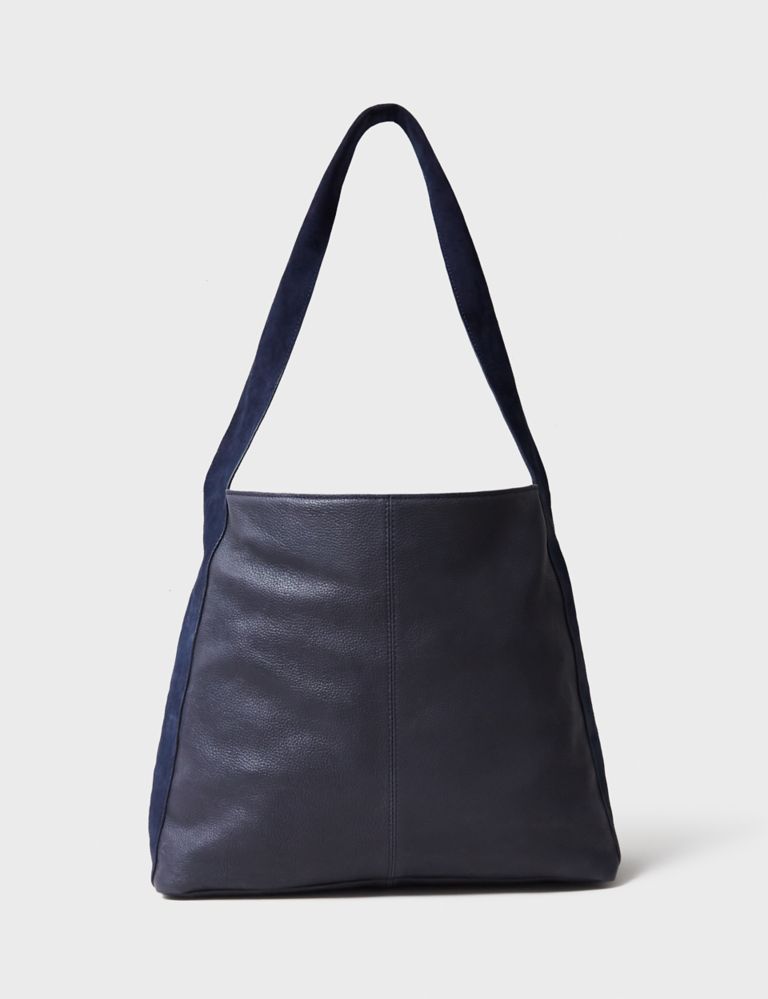 Leather Top Handle Tote Bag 2 of 4