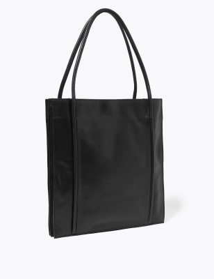 Leather Tote Bag M S Collection M S