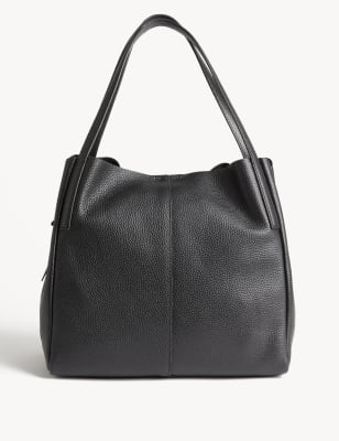 Marks and spencer 2024 leather messenger bag