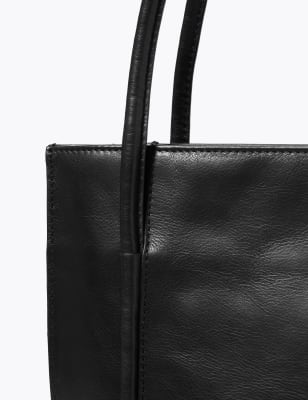 Leather Tote Bag, M&S Collection