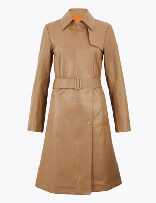 marks and spencer hooded trench coat