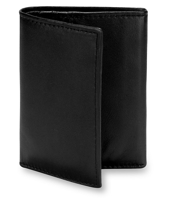 Leather Tri-Fold Wallet Image 1 of 2