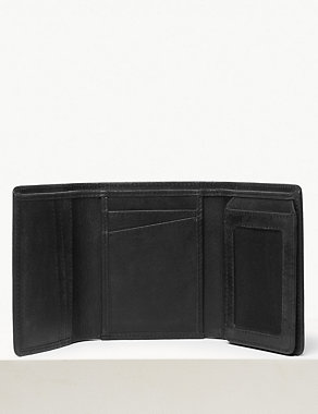 Leather Tri-fold Cardsafe™ Wallet Image 2 of 5