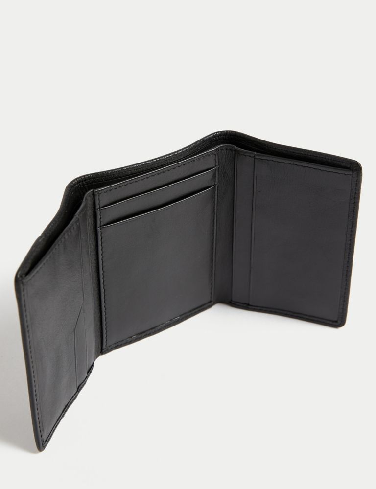 Leather Tri-fold Wallet | Autograph | M&S