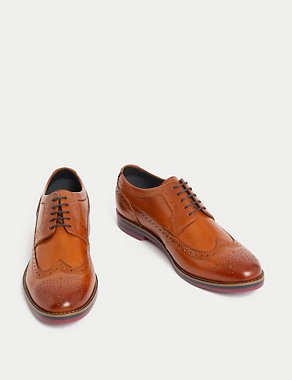 Leather Trisole Brogues Image 2 of 4