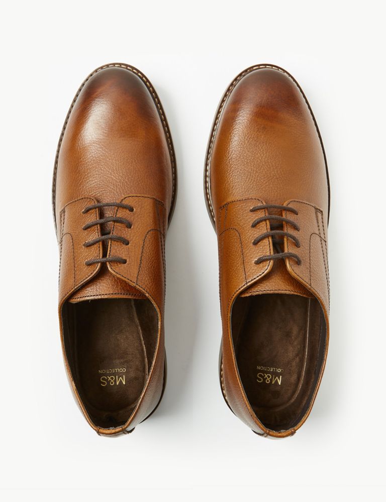 Leather Trisole Lace-up Derby Shoes 4 of 6