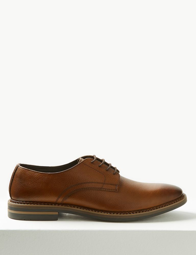 Leather Trisole Lace-up Derby Shoes 2 of 6