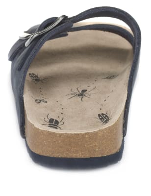 twin buckle sandals