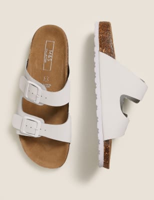 slip on strap sandals