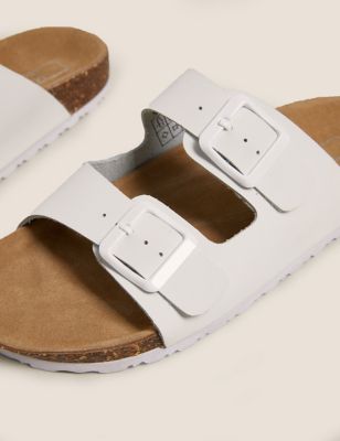 marks and spencer white sandals