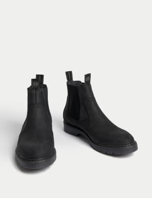 Leather Waterproof Chelsea Boots M S Collection M S