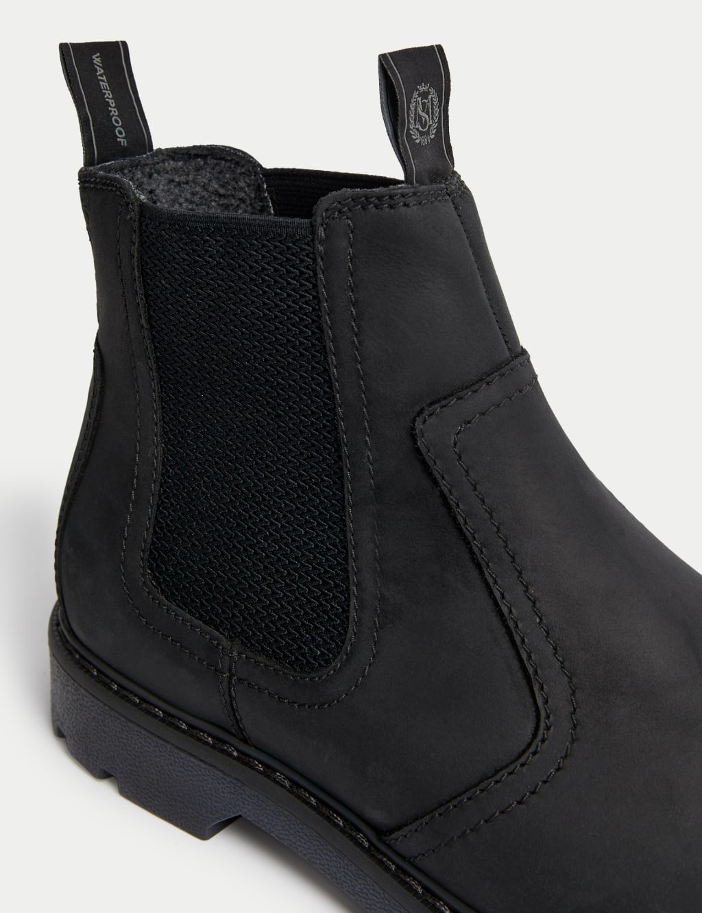 Leather Waterproof Chelsea Boots M S Collection M S