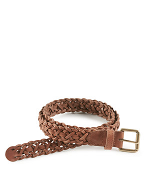 Leather Weave Hip Belt Image 2 of 3
