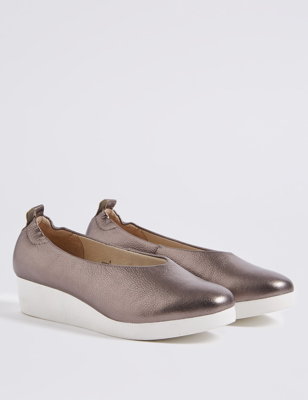 wedge ballerina shoes