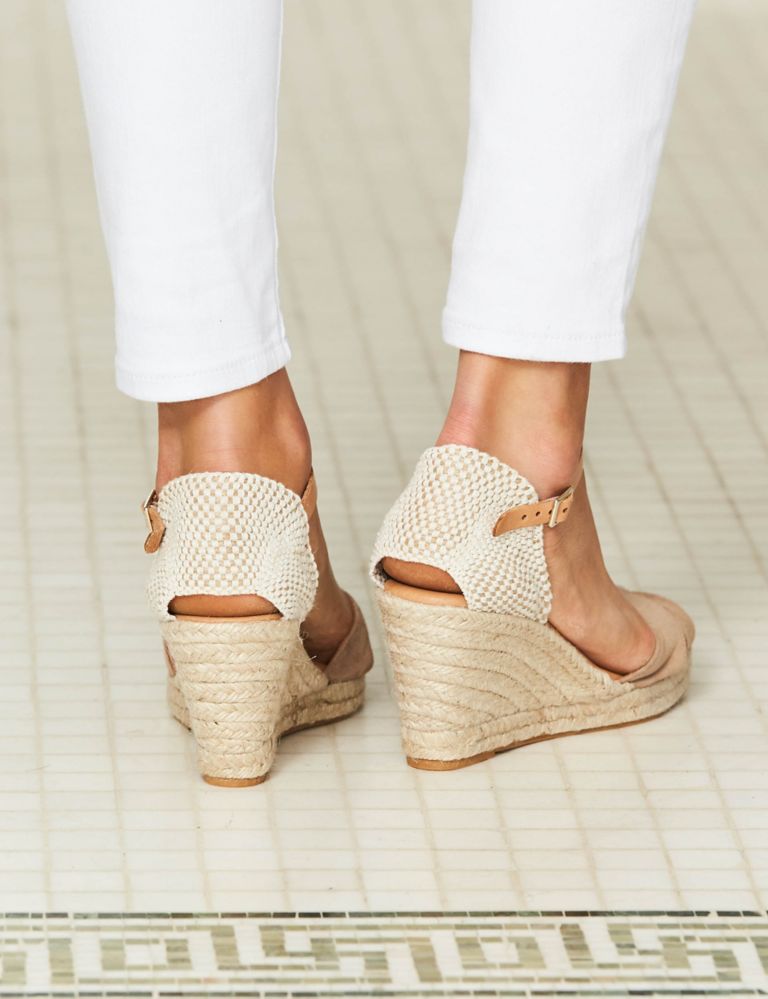 Leather Wedge Espadrilles 5 of 7
