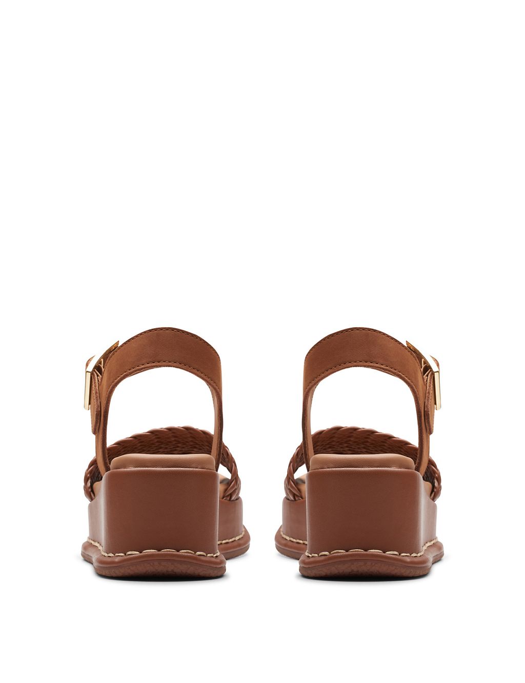 Leather Wedge Sandals 5 of 6