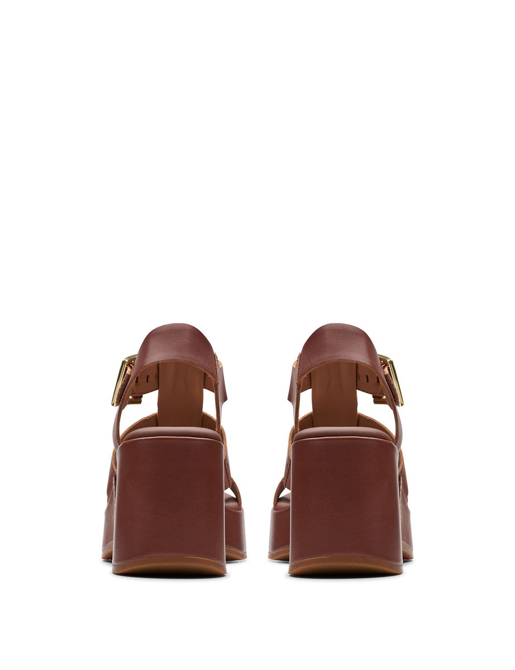 Leather Wedge Sandals 5 of 6