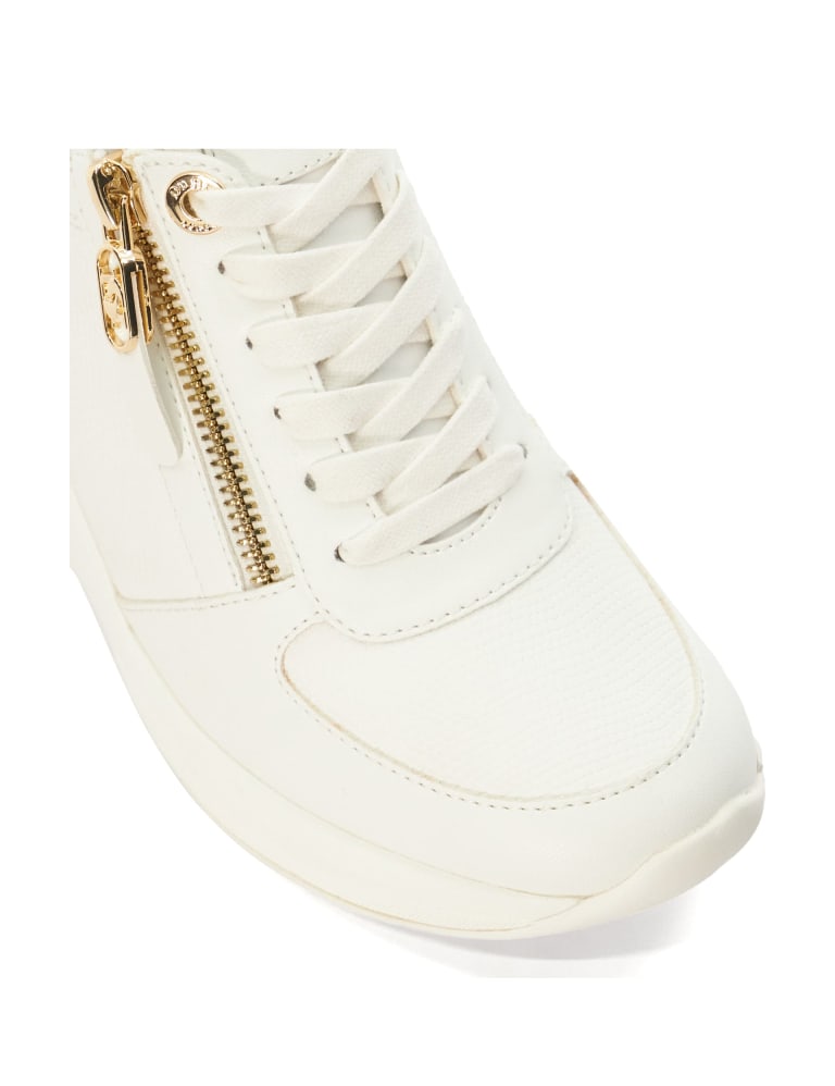 Heritage mixed panel trainers on sale